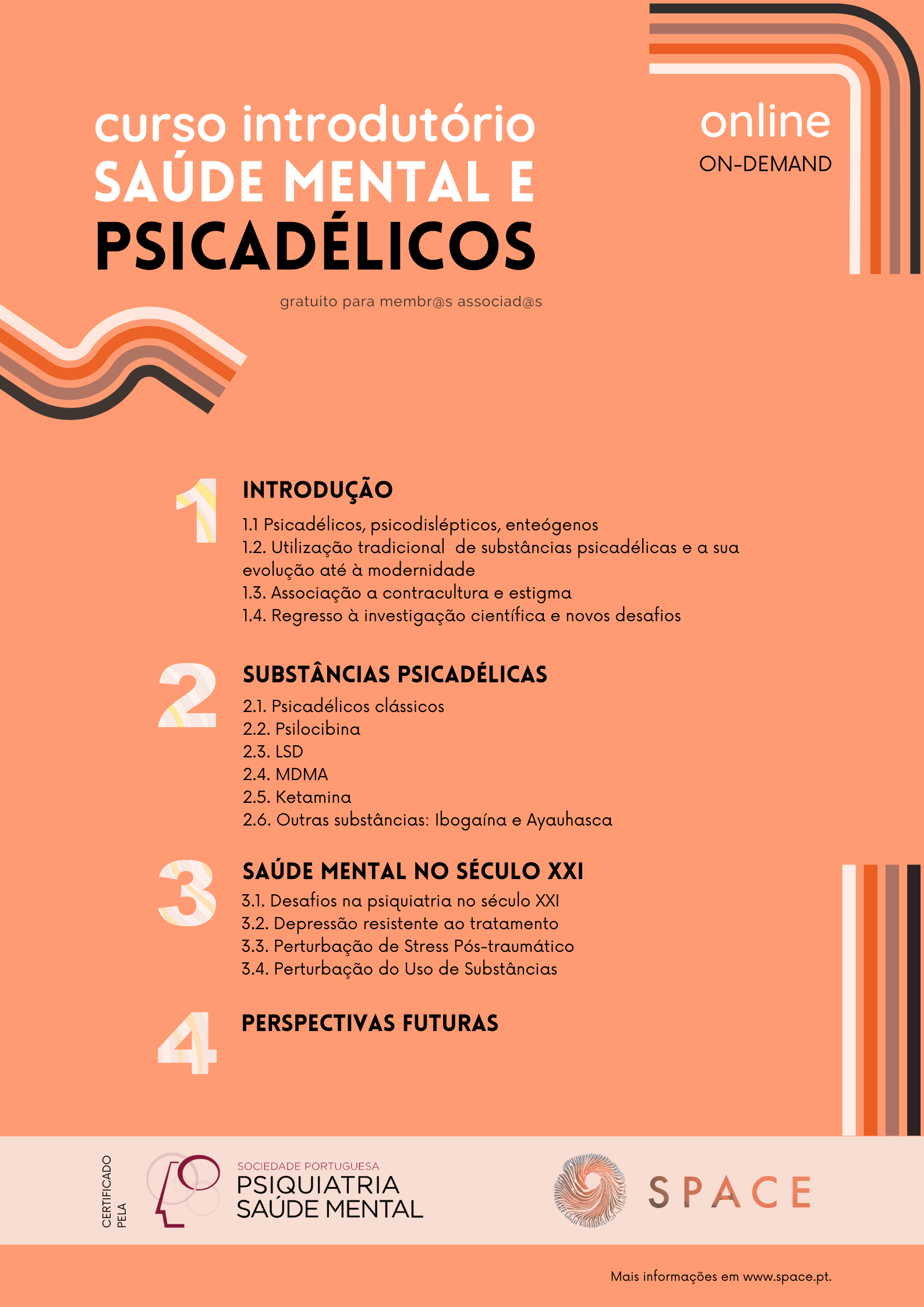 Saúde mental e psicadélicos: curso introdutório